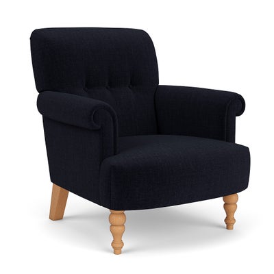 Armchair - Ink - Eco Chenille