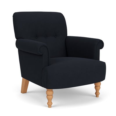 Armchair - Ink - House Linen Mix