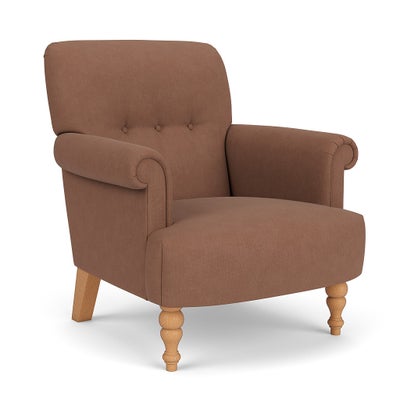 Armchair - Dusky Blush - House Linen Mix