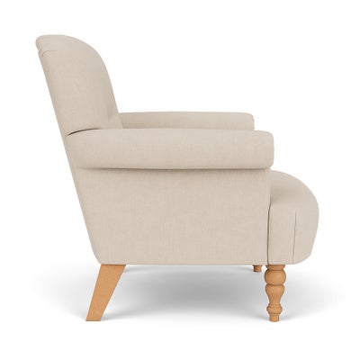 Armchair - Lily White - House Linen Mix