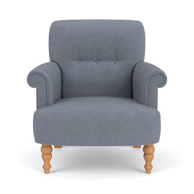 Armchair - Navy - Eco Herringbone