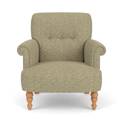 Armchair - Apple - Herringbone Weave