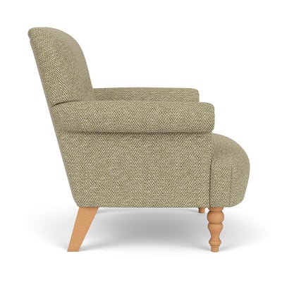 Armchair - Apple - Herringbone Weave
