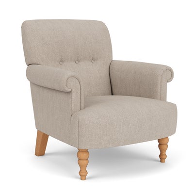 Armchair - Natural - Luxury Italian Linen