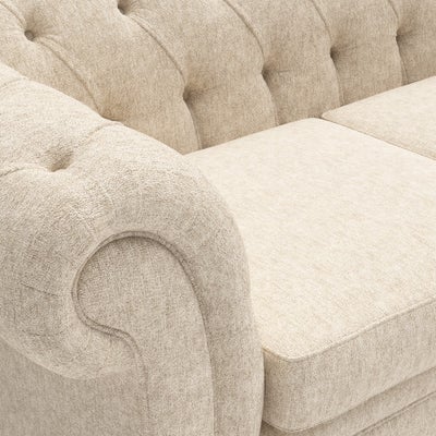 Large 2 Seater - Natural - Aquaclean Oxford