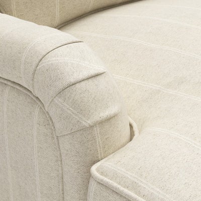 Chaise Large Left Hand - Natural - Compton Stripe