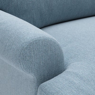 Love Seat - Teal marl - Rustic Weave