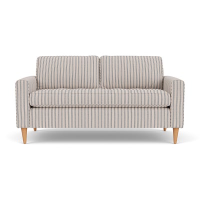 Large 2 Seater Sofa - Indigo - Kingham Stripe