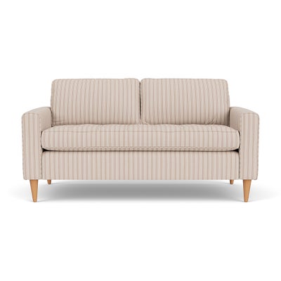 Large 2 Seater Sofa - Flax - Kingham Stripe