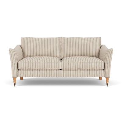 3 Seater Sofa - Sage - Kingham Stripe