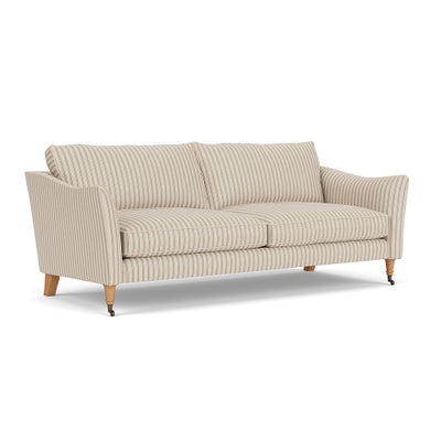 4 Seater Sofa - Sage - Kingham Stripe