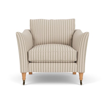 Armchair - Sage - Kingham Stripe