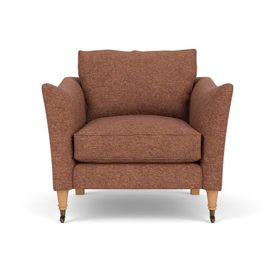 Armchair - Brick Marl - Aquaclean Oxford