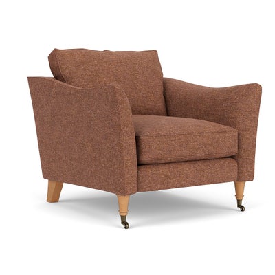 Armchair - Brick Marl - Aquaclean Oxford