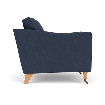 Armchair - Indigo - Luxury Italian Linen