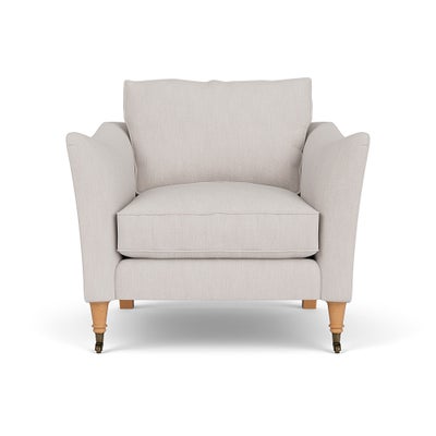 Armchair - Soft White - Luxury Italian Linen