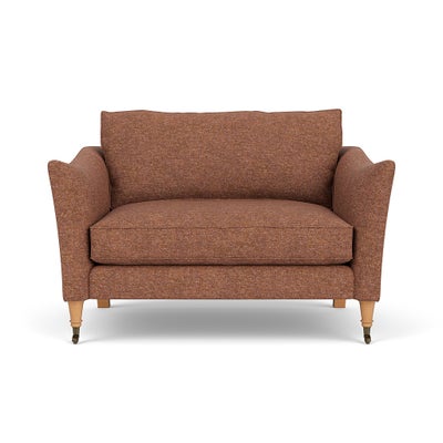 Love Seat - Brick Marl - Aquaclean Oxford