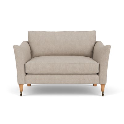 Love Seat - Natural - Luxury Italian Linen