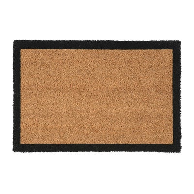 Coir Doormat - Charcoal Border 40x60cm
