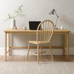 Berkeley Nordic Oak Large Desk - The Cotswold Company