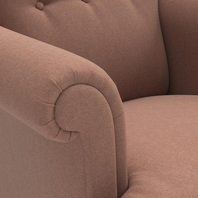 Armchair - Dusky Blush - House Linen Mix