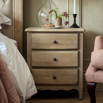 3 Drawer Bedside Table