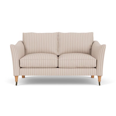 2 Seater Sofa - Flax - Kingham Stripe