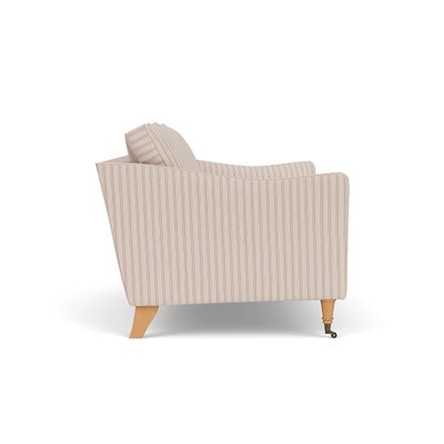 2 Seater Sofa - Flax - Kingham Stripe