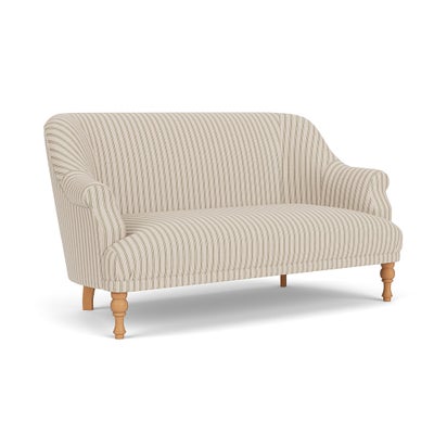 2 Seater Sofa - Sage - Kingham Stripe