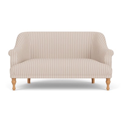 2 Seater Sofa - Flax - Kingham Stripe