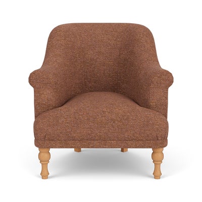 Armchair - Brick Marl - Aquaclean Oxford