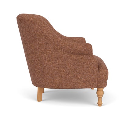 Armchair - Brick Marl - Aquaclean Oxford