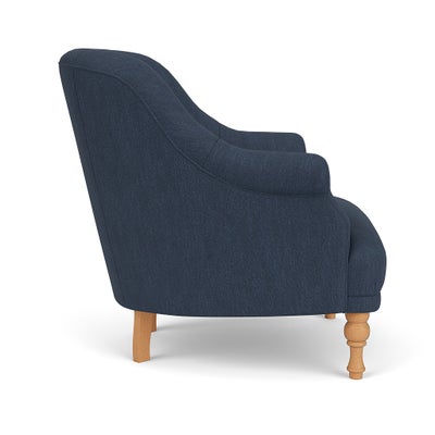 Armchair - Indigo - Luxury Italian Linen