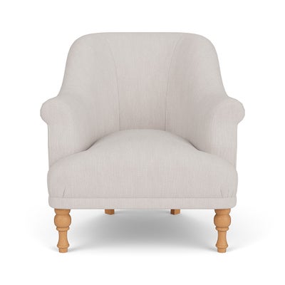 Armchair - Soft White - Luxury Italian Linen