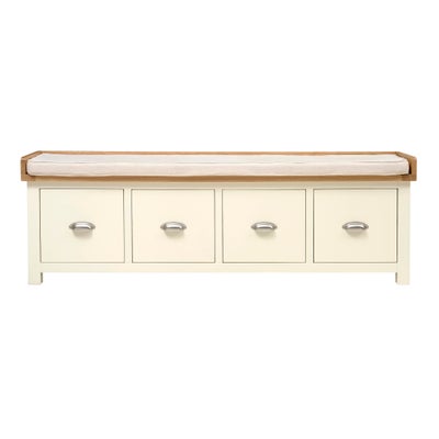 Four Drawer Shoe Bench