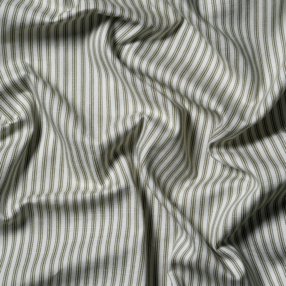 Great Description About Green Ticking Stripe Curtains