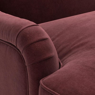 Large 2 Seater - Dark Rosehip - Matt Velvet