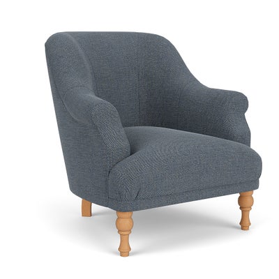 Armchair - Indigo - Rustic Weave