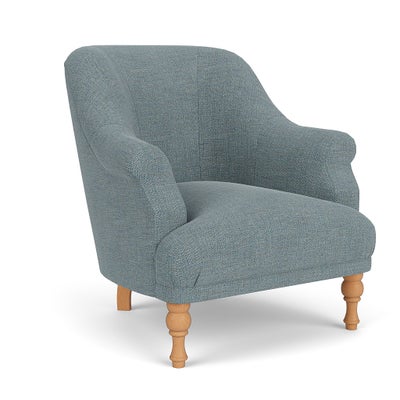 Armchair - Teal marl - Rustic Weave