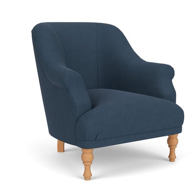 Armchair - Indigo - House Linen Mix