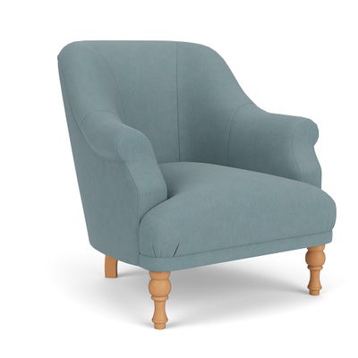 Armchair - Sky blue - House Linen Mix