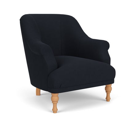 Armchair - Ink - House Linen Mix