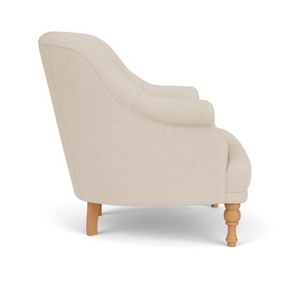 Armchair - Lily White - House Linen Mix