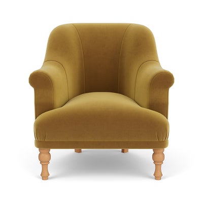 Armchair - Mustard - Matt Velvet