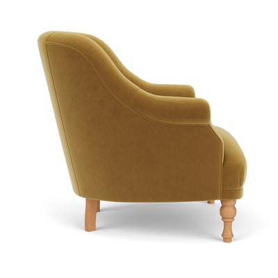 Armchair - Mustard - Matt Velvet