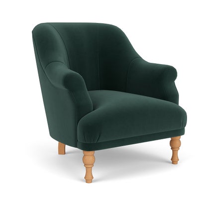 Armchair - Lake - Matt Velvet