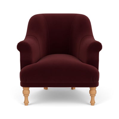 Armchair - Dark Rosehip - Matt Velvet