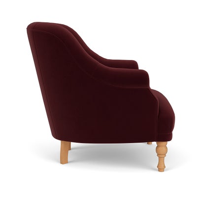 Armchair - Dark Rosehip - Matt Velvet