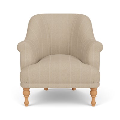 Armchair - Natural - Compton Stripe