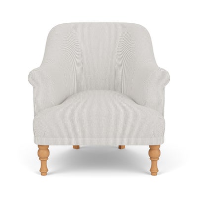 Armchair - Grey - Broadway Stripe